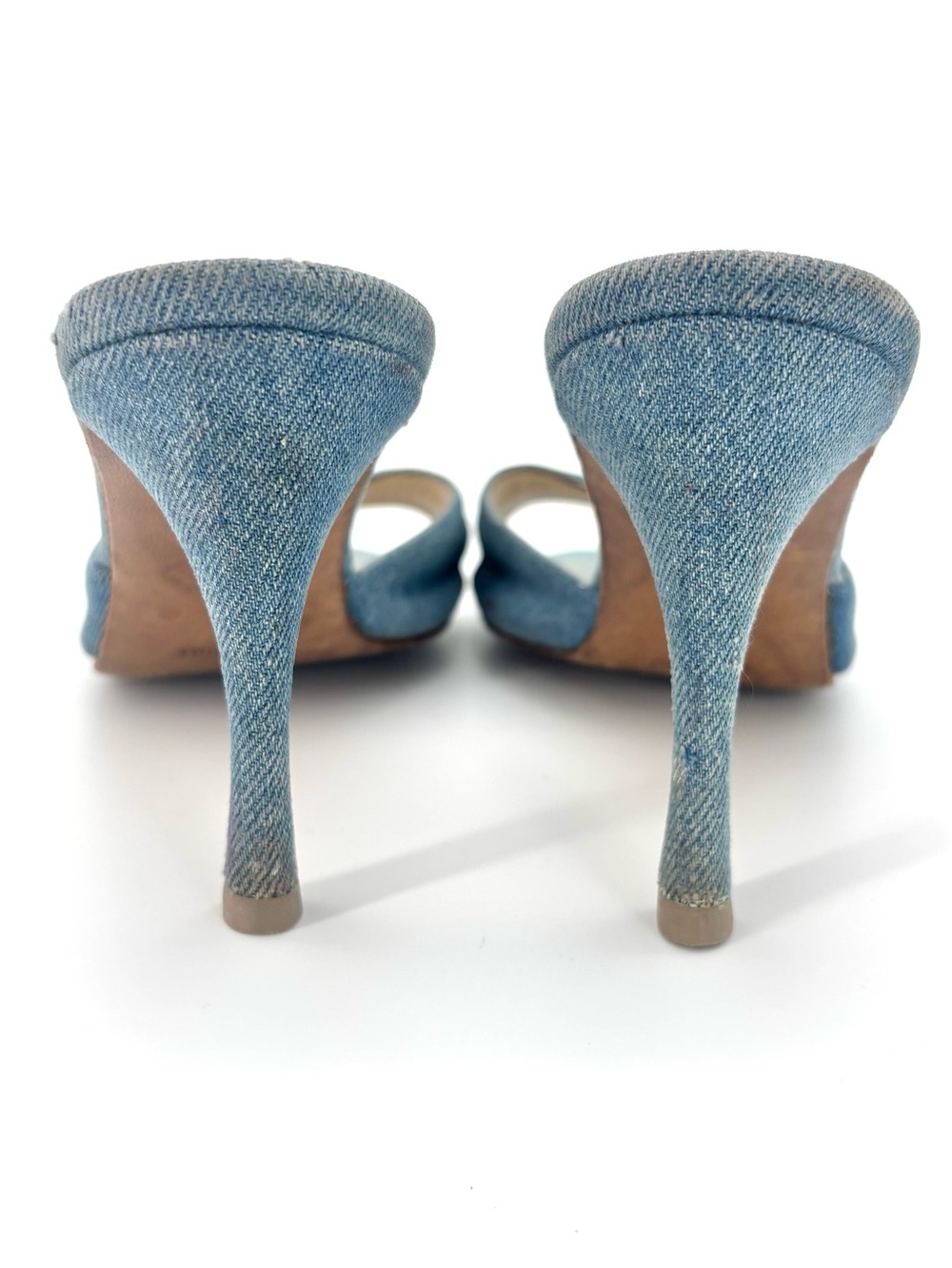 Vintage Dior John Galliano Denim Lock and Key Slip On Mules Sandals 36.5 - Picture 7 of 11
